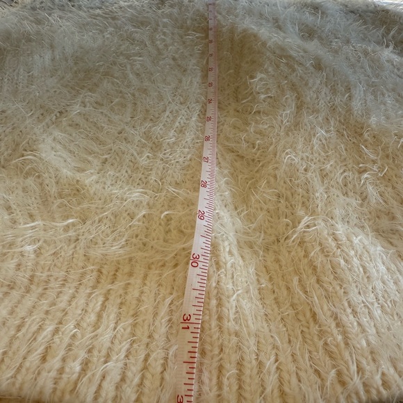 ❄️Keep Cozy!❄️ New Anthropologie Boho Wool Alpaca Eyelash Cozy Sweater Dress - Picture 12 of 13